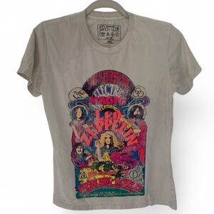 Led Zeppelin Electric Magic Retro Graphic Short Sleeve Shirt